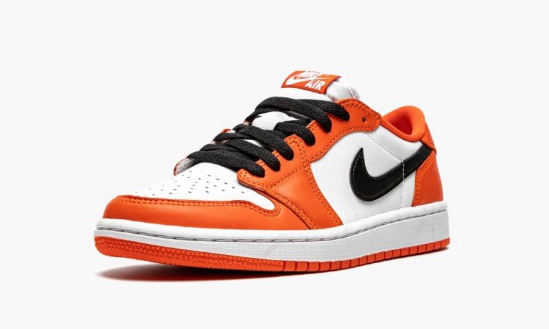 Nike Air Jordan 1 Low 'Starfish' Schoenen Dames Wit Zwart Oranje Nederland | 578416-FTR