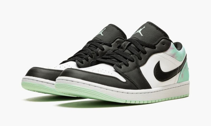 Nike Air Jordan 1 Low 'Tie-Dye' Schoenen Heren Zwart Wit Blauw Nederland | 527986-RND