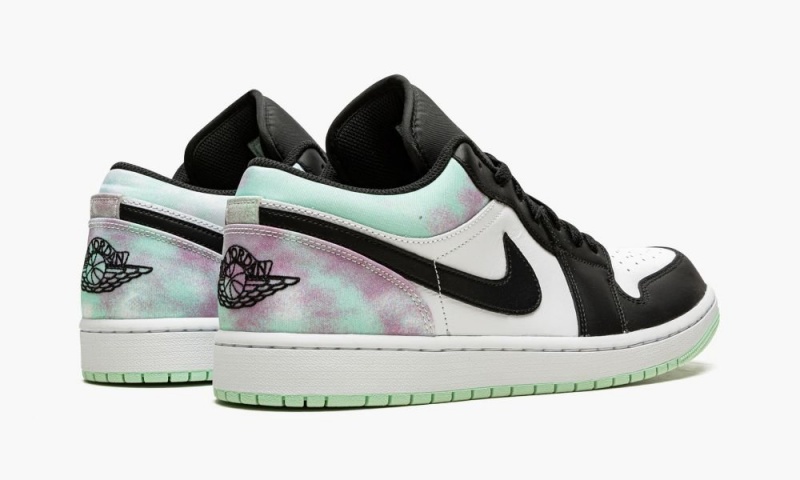 Nike Air Jordan 1 Low 'Tie-Dye' Schoenen Heren Zwart Wit Blauw Nederland | 527986-RND