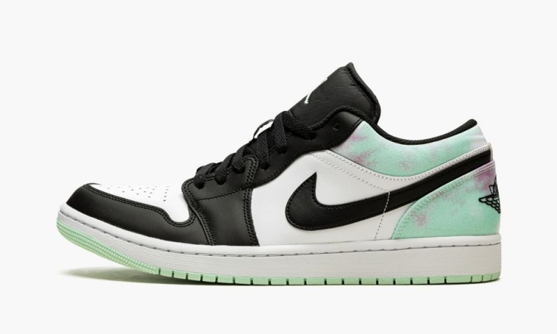 Nike Air Jordan 1 Low \'Tie-Dye\' Schoenen Heren Zwart Wit Blauw Nederland | 527986-RND
