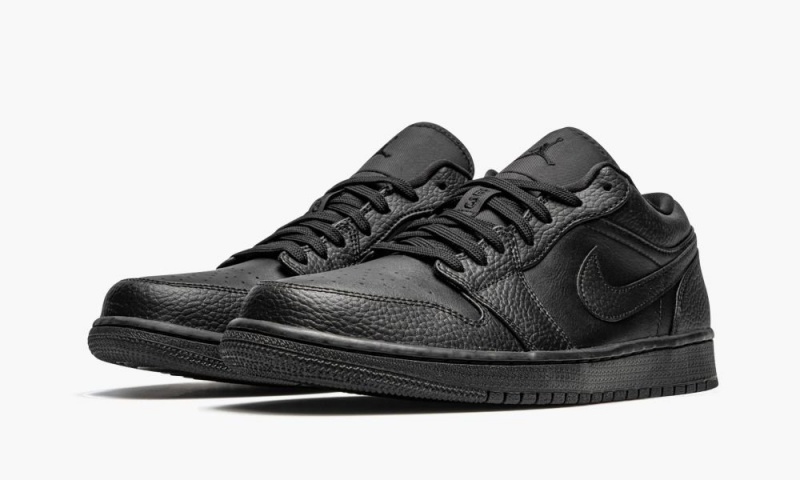 Nike Air Jordan 1 Low 'Triple Black' Schoenen Heren Zwart Nederland | 315780-WIZ