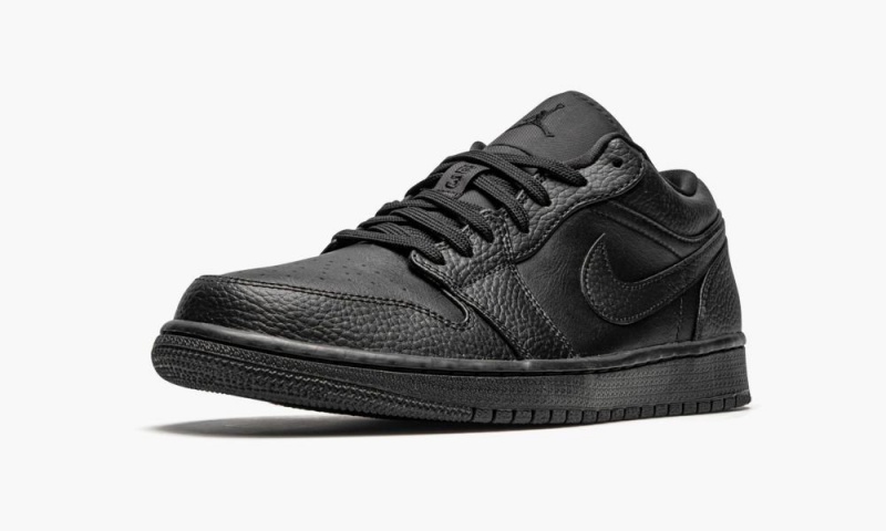 Nike Air Jordan 1 Low 'Triple Black' Schoenen Heren Zwart Nederland | 315780-WIZ