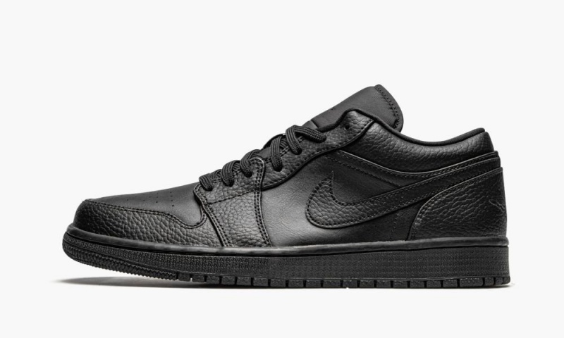 Nike Air Jordan 1 Low \'Triple Black\' Schoenen Heren Zwart Nederland | 315780-WIZ