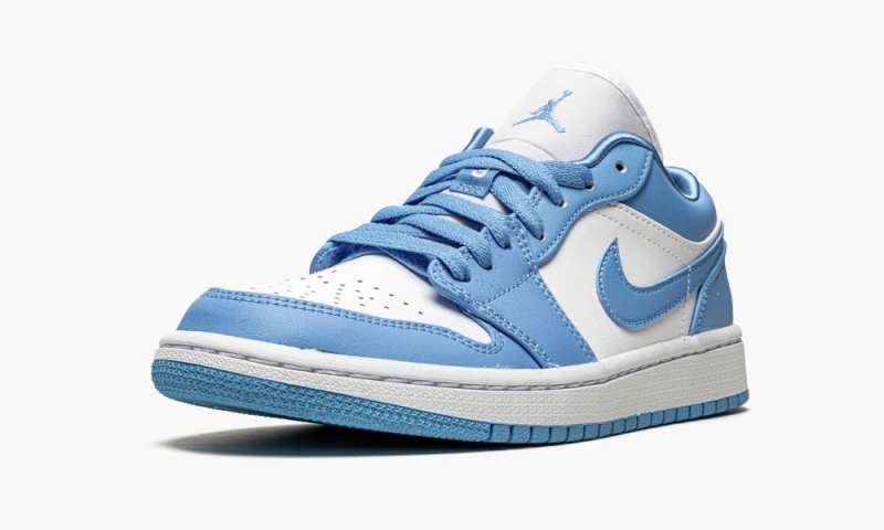 Nike Air Jordan 1 Low 'UNC' Schoenen Dames Blauw Wit Nederland | 352016-HKA