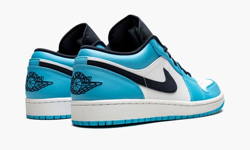 Nike Air Jordan 1 Low 'UNC' Schoenen Heren Wit Blauw Obsidian Nederland | 709518-DGU