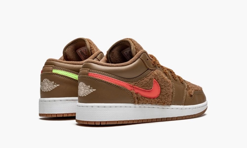 Nike Air Jordan 1 Low UTL GS 'Teddy Bear' Schoenen Kinderen Blauw Nederland | 256497-SCN