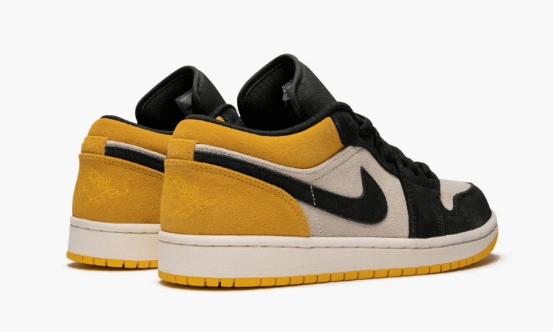Nike Air Jordan 1 Low 'University Gold' Schoenen Heren Rood Goud Zwart Nederland | 418059-VIS