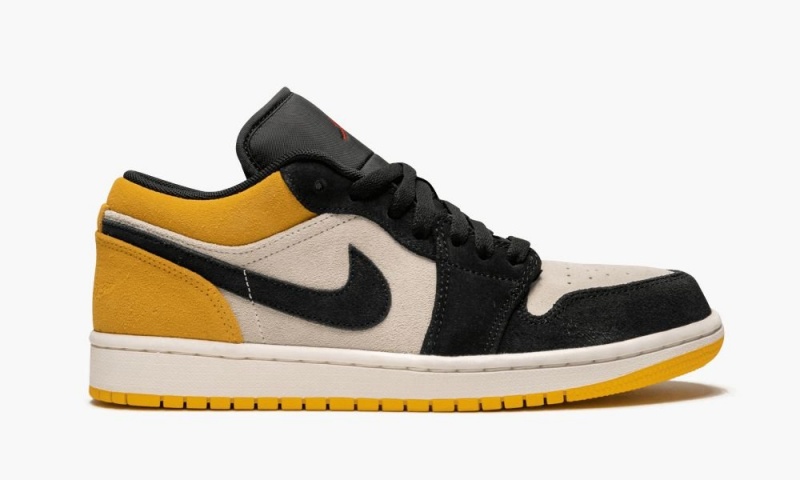 Nike Air Jordan 1 Low 'University Gold' Schoenen Heren Rood Goud Zwart Nederland | 418059-VIS