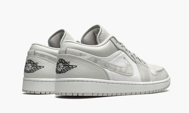 Nike Air Jordan 1 Low 'White Camo' Schoenen Heren Wit Grijs Nederland | 405762-QWE