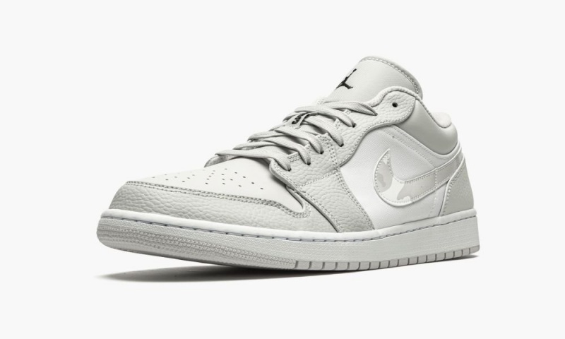 Nike Air Jordan 1 Low 'White Camo' Schoenen Heren Wit Grijs Nederland | 405762-QWE