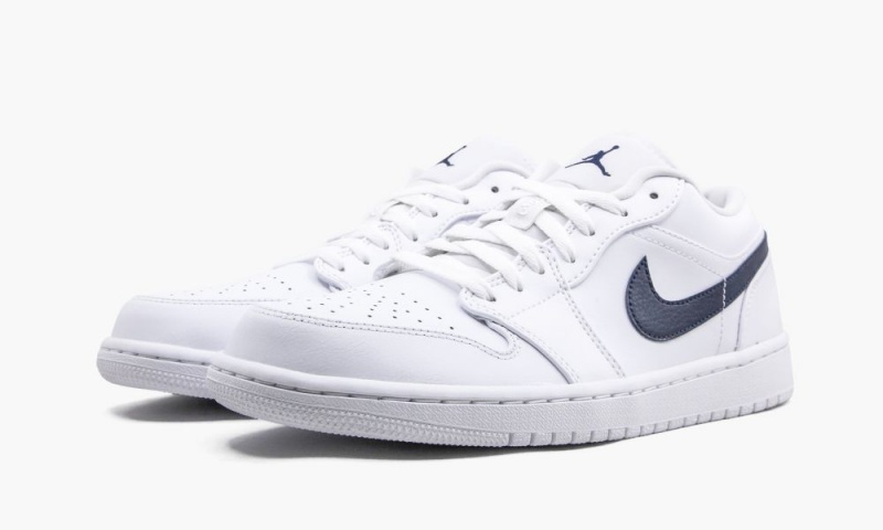 Nike Air Jordan 1 Low 'White / Obsidian' Schoenen Heren Wit Obsidian Wit Nederland | 530716-XQA