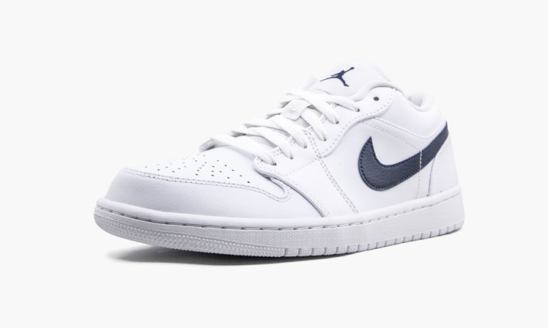Nike Air Jordan 1 Low 'White / Obsidian' Schoenen Heren Wit Obsidian Wit Nederland | 530716-XQA