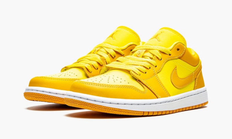 Nike Air Jordan 1 Low 'Yellow Strike' Schoenen Dames Geel Wit Nederland | 862547-FVO