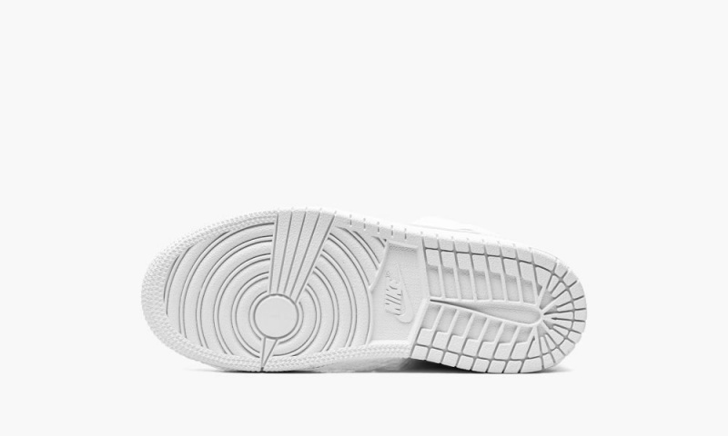 Nike Air Jordan 1 MID PS 'Triple White' Schoenen Kinderen Wit Nederland | 306187-KHR