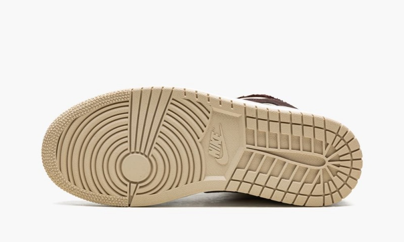 Nike Air Jordan 1 MID SE 'Brown Basalt Fleece' Schoenen Dames Bruin Beige Nederland | 835614-DKZ