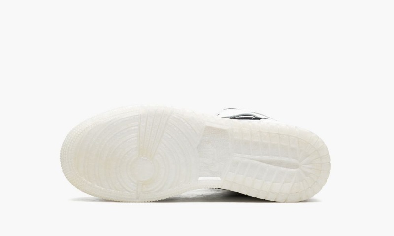 Nike Air Jordan 1 MID SE (GS) 'Diamond Shorts' Schoenen Kinderen Wit Zwart Nederland | 397021-TGQ