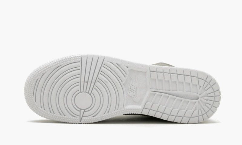 Nike Air Jordan 1 MID SE (GS) Schoenen Kinderen Grijs Wit Rood Nederland | 304785-OUP