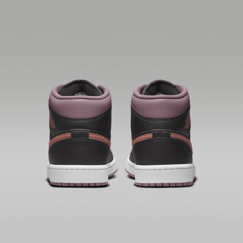 Nike Air Jordan 1 MID SE Schoenen Dames Paars Zwart Nederland | 405236-WSK