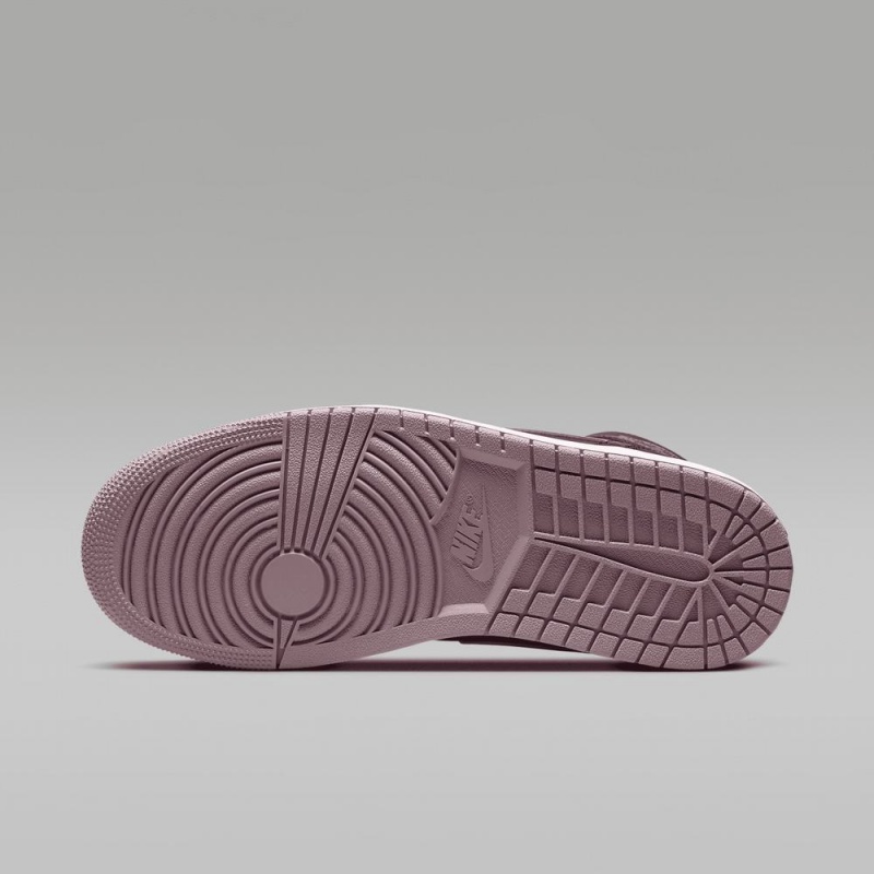 Nike Air Jordan 1 MID SE Schoenen Dames Paars Zwart Nederland | 405236-WSK