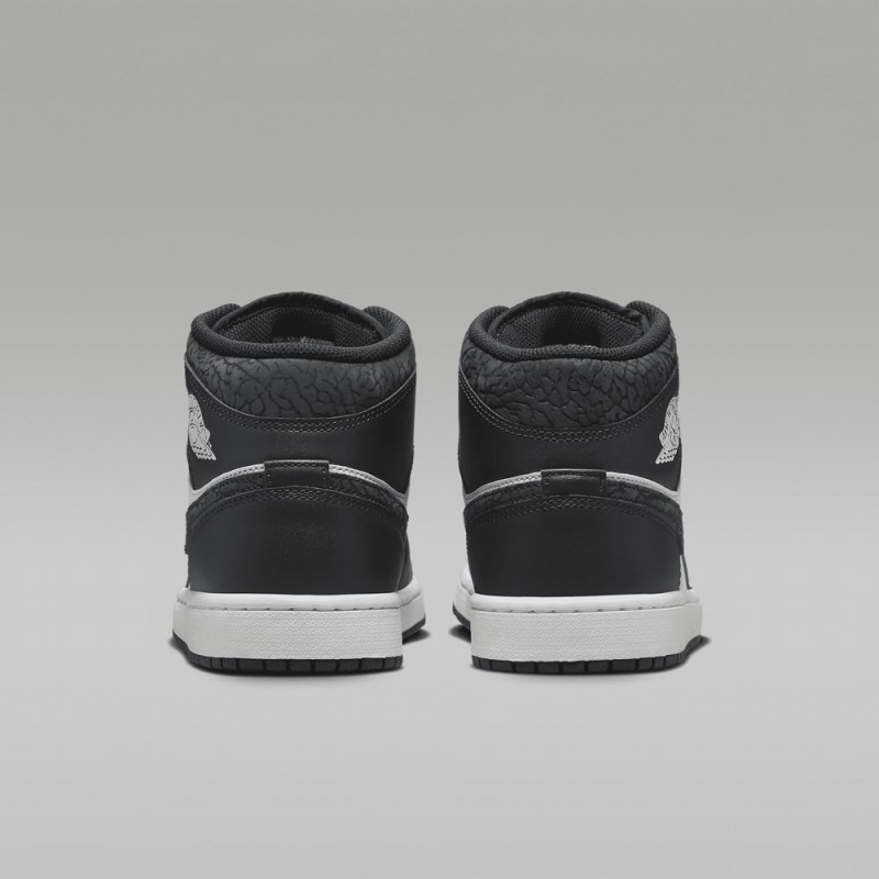 Nike Air Jordan 1 MID SE Schoenen Dames Zwart Wit Nederland | 968231-YHJ