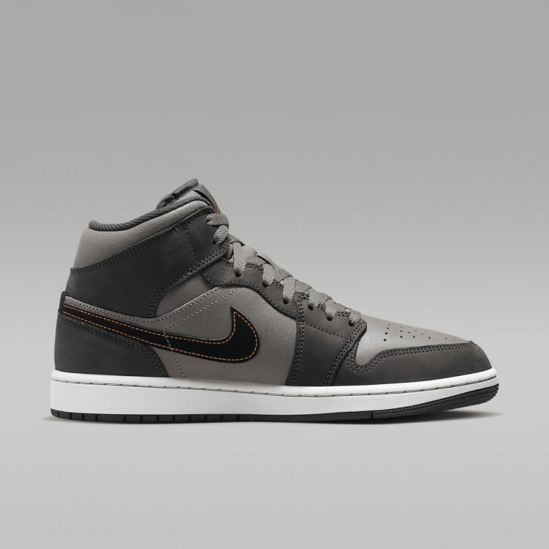Nike Air Jordan 1 MID SE Schoenen Dames Diepgrijs Nederland | 294085-YRE