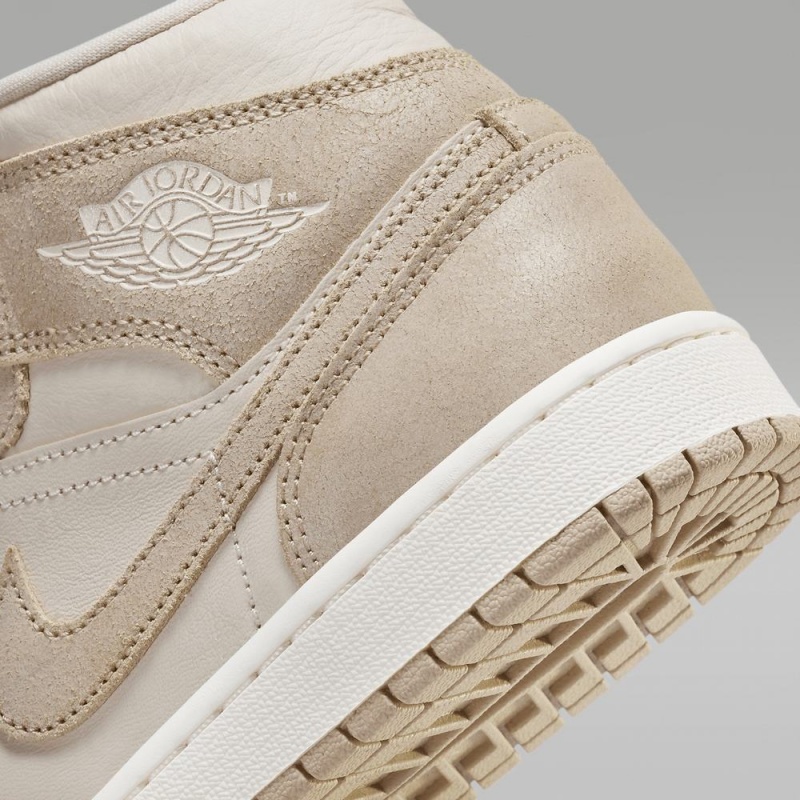 Nike Air Jordan 1 MID SE Schoenen Dames Beige Nederland | 764158-IXZ