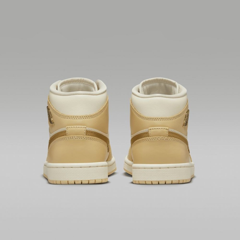 Nike Air Jordan 1 MID SE Schoenen Dames Geel Nederland | 817453-DUH