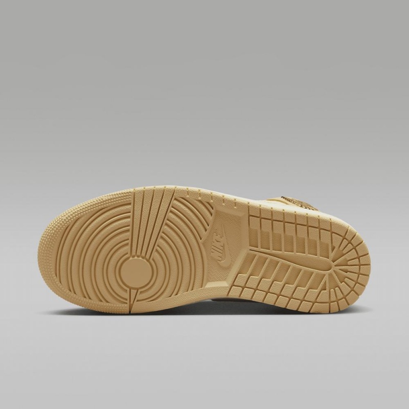 Nike Air Jordan 1 MID SE Schoenen Dames Geel Nederland | 817453-DUH