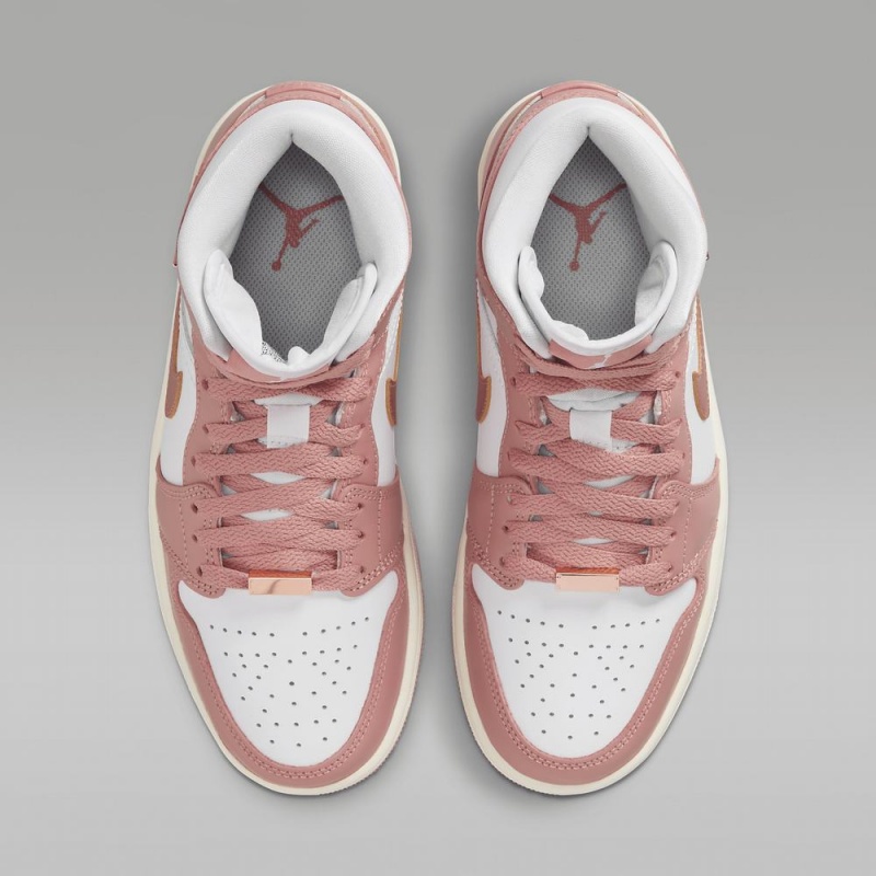 Nike Air Jordan 1 MID SE Schoenen Dames Roze Nederland | 758431-QVZ