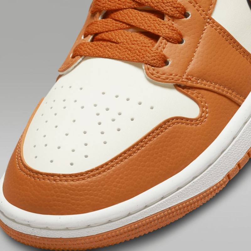 Nike Air Jordan 1 MID SE Schoenen Dames Bruin Wit Nederland | 547682-INP