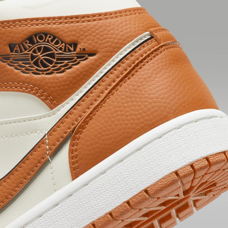 Nike Air Jordan 1 MID SE Schoenen Dames Bruin Wit Nederland | 547682-INP