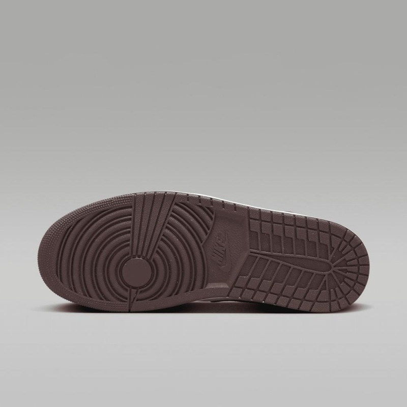 Nike Air Jordan 1 MID SE Schoenen Dames Bruin Metal Goud Nederland | 017456-OQK