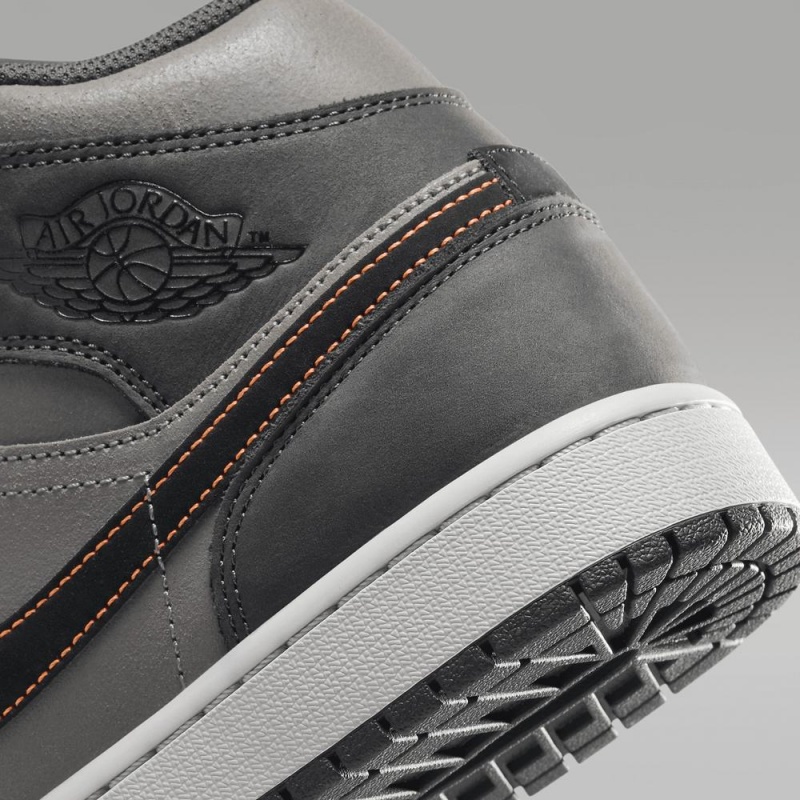 Nike Air Jordan 1 MID SE Schoenen Heren Diepgrijs Nederland | 068794-EUP