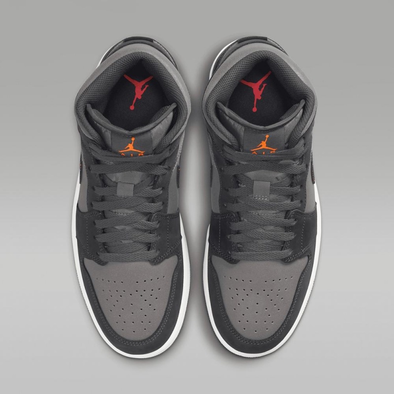 Nike Air Jordan 1 MID SE Schoenen Heren Diepgrijs Nederland | 068794-EUP