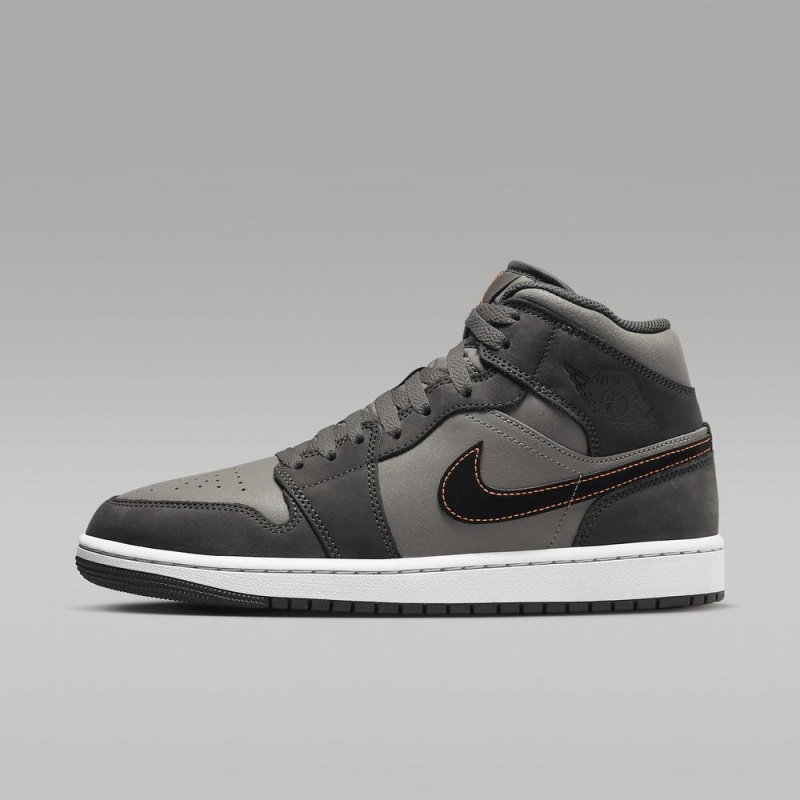 Nike Air Jordan 1 MID SE Schoenen Heren Diepgrijs Nederland | 068794-EUP