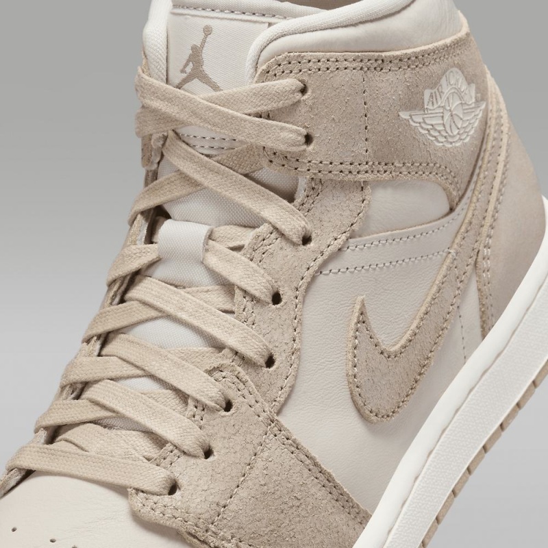 Nike Air Jordan 1 MID SE Schoenen Heren Lichtbruin Bruin Nederland | 053746-BKP