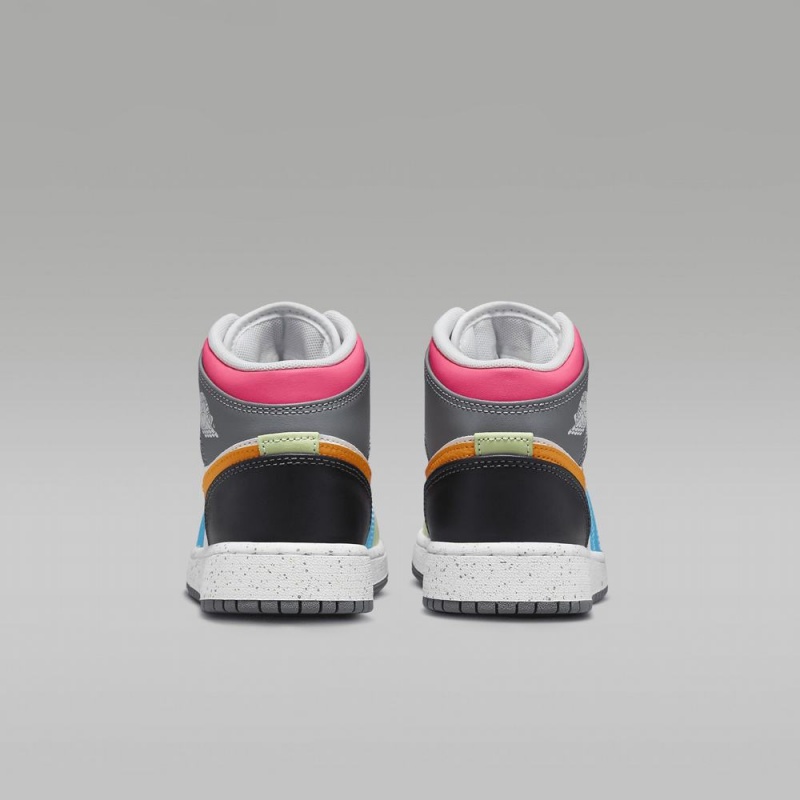 Nike Air Jordan 1 MID SE Schoenen Kinderen Gekleurd Nederland | 076215-SCA