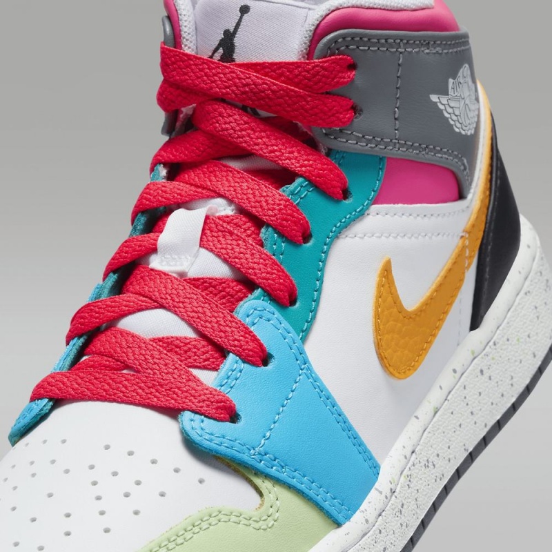 Nike Air Jordan 1 MID SE Schoenen Kinderen Gekleurd Nederland | 076215-SCA