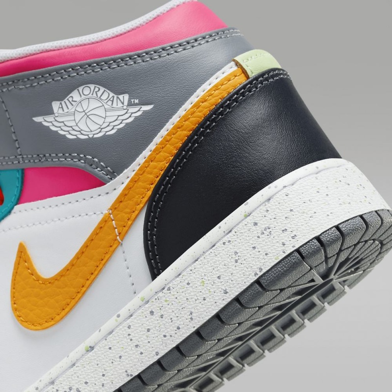 Nike Air Jordan 1 MID SE Schoenen Kinderen Gekleurd Nederland | 076215-SCA