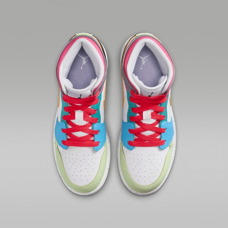 Nike Air Jordan 1 MID SE Schoenen Kinderen Gekleurd Nederland | 076215-SCA