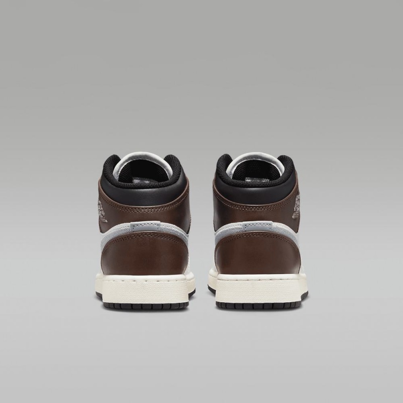 Nike Air Jordan 1 MID SE Schoenen Kinderen Wit Chocola Nederland | 786520-ARJ
