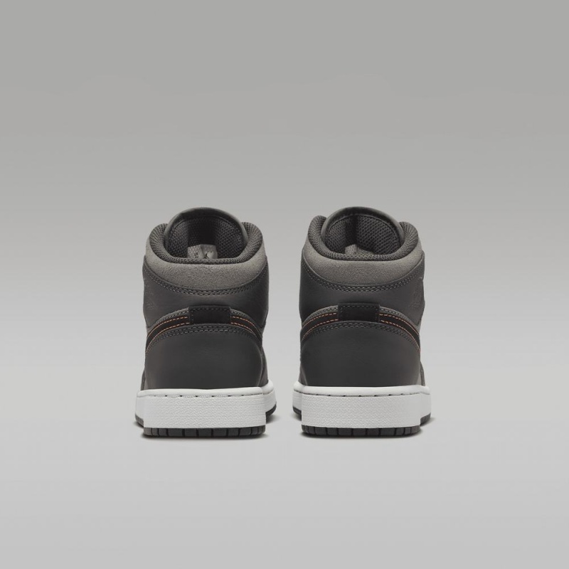 Nike Air Jordan 1 MID SE Schoenen Kinderen Grijs Nederland | 958210-PWH