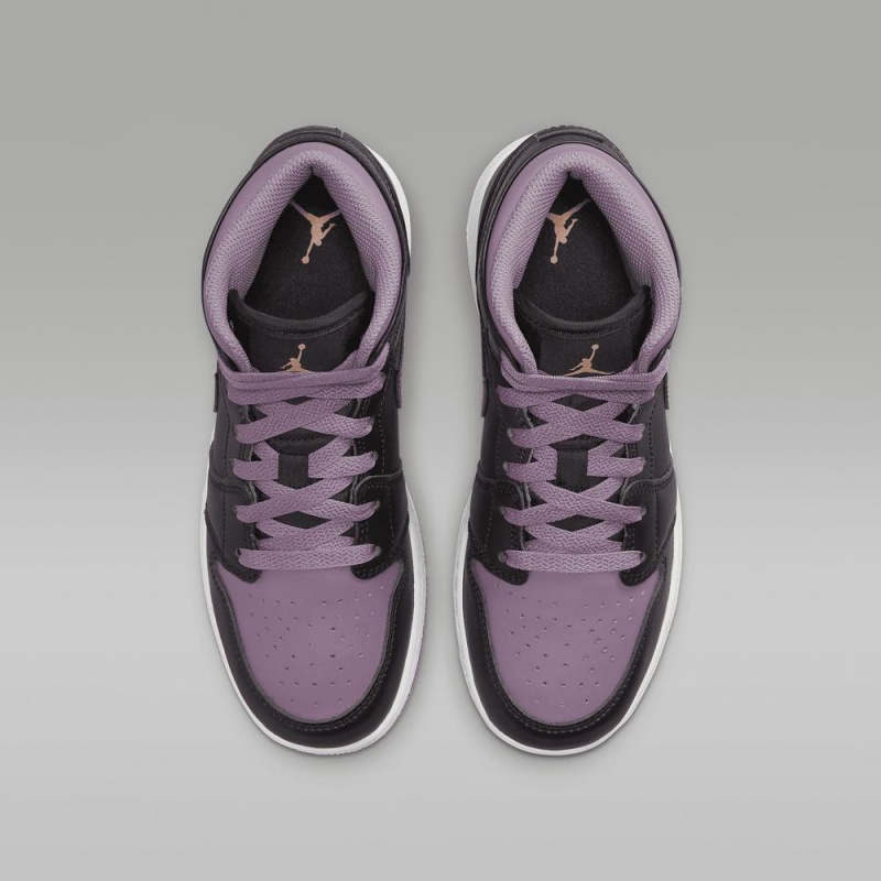 Nike Air Jordan 1 MID SE Schoenen Kinderen Paars Nederland | 851936-NLI