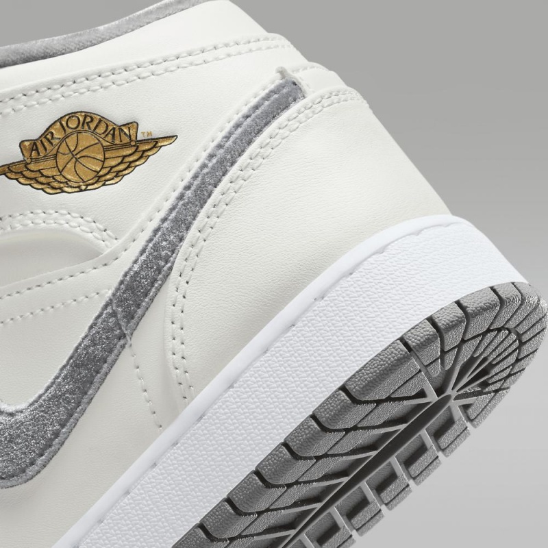 Nike Air Jordan 1 MID SE Schoenen Kinderen Wit Nederland | 709514-AVY