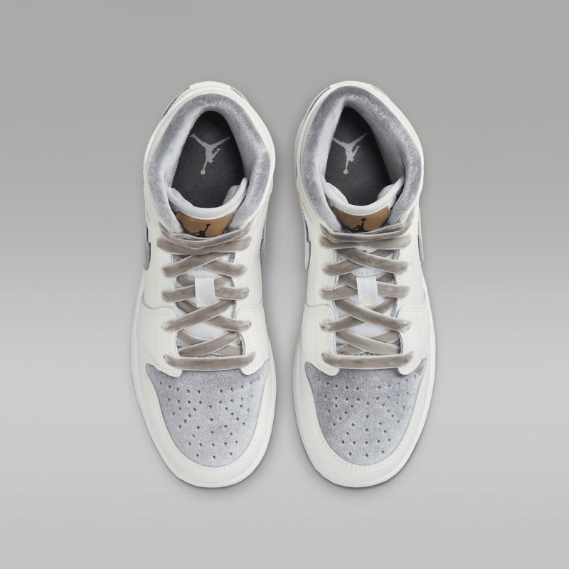 Nike Air Jordan 1 MID SE Schoenen Kinderen Wit Nederland | 709514-AVY