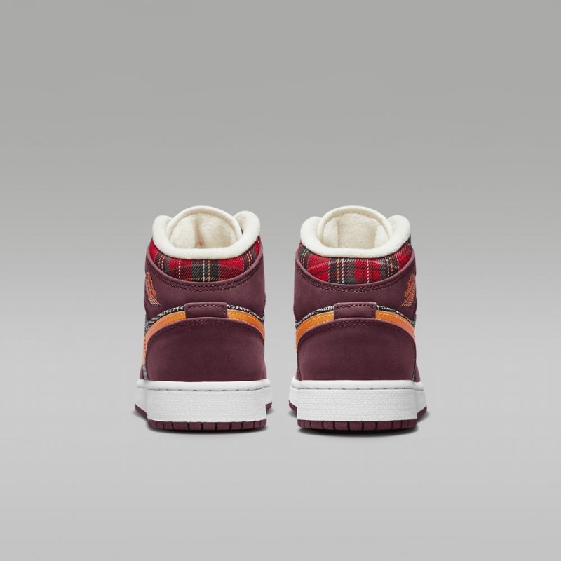 Nike Air Jordan 1 MID SE Schoenen Kinderen Bordeaux Nederland | 601347-CTM