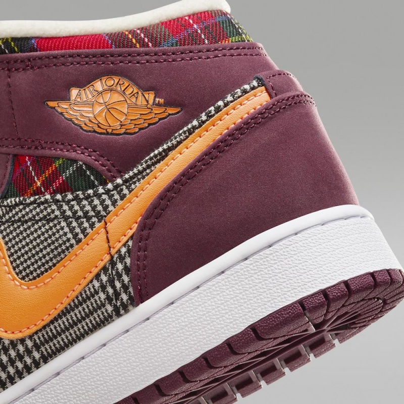 Nike Air Jordan 1 MID SE Schoenen Kinderen Bordeaux Nederland | 601347-CTM