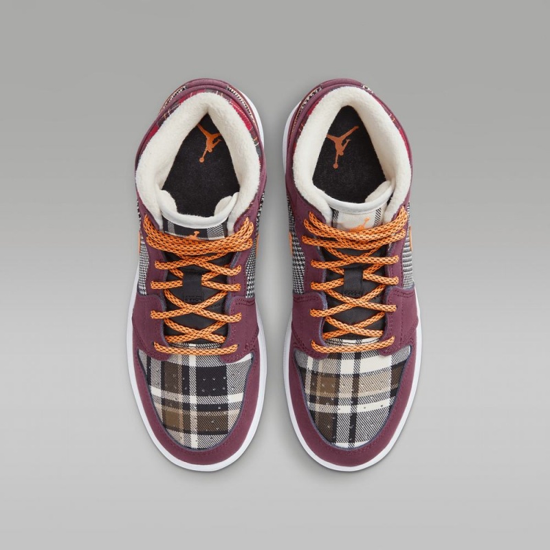 Nike Air Jordan 1 MID SE Schoenen Kinderen Bordeaux Nederland | 601347-CTM