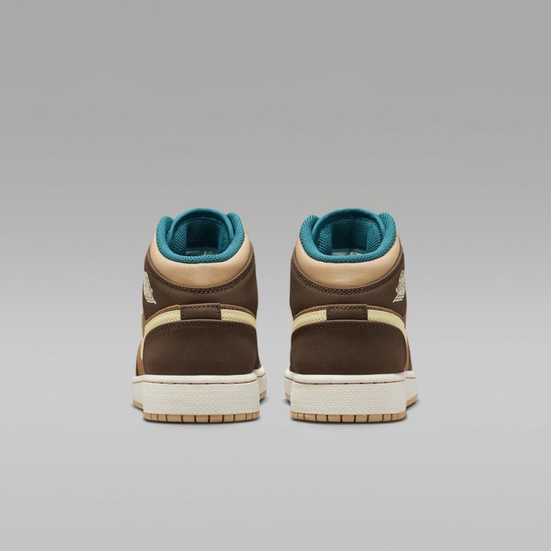 Nike Air Jordan 1 MID SE Schoenen Kinderen Bruin Nederland | 752603-PSR