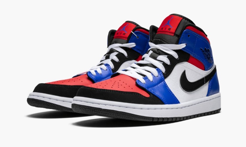 Nike Air Jordan 1 MID 'Top 3' Schoenen Heren Blauw Nederland | 654297-DIO